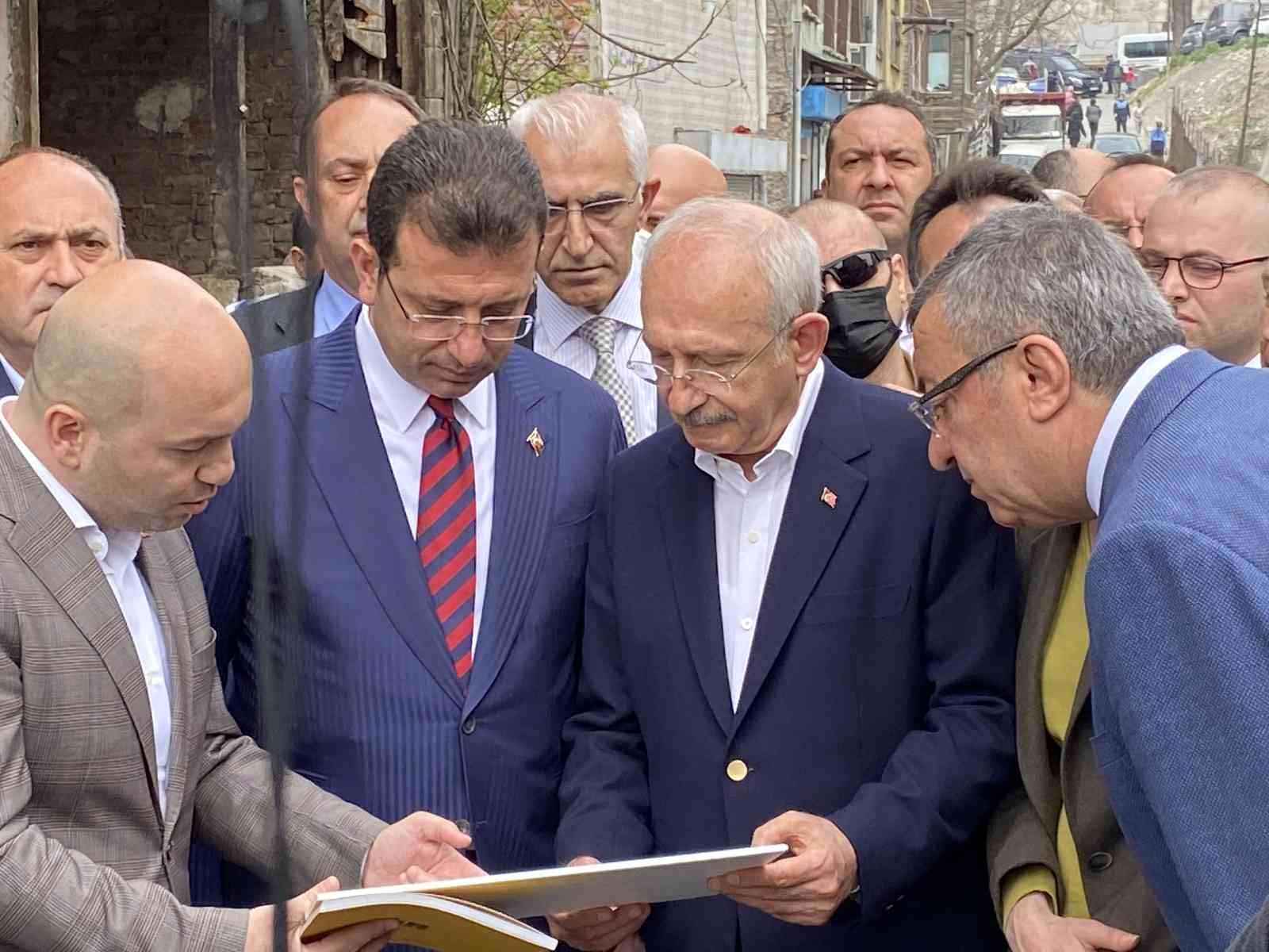 CHP Lideri Kılıçdaroğlu, Unkapanı, Süleymaniye ve Yerebatan Sarnıcı’nda incelemelerde bulundu