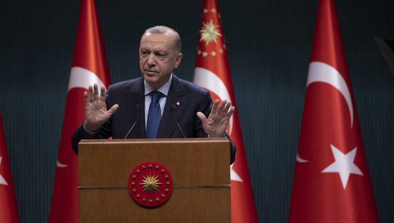 Cumhurbaşkanı Erdoğan : Kabine Toplantısı'nın ardından açıklamalarda bulundu