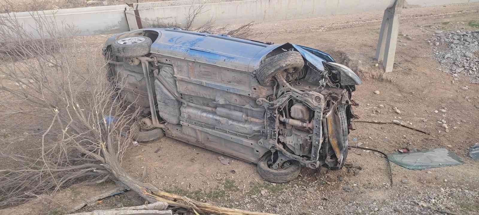 Konya’da Kontrolden Çıkan Otomobil Takla Attı: 6 Yaralı