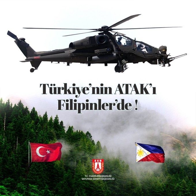 Savunma Sanayi Başkanı Demir: “ATAK helikopterlerimizi yurt dışında ilk kez Filipinler’e teslim ediyoruz”