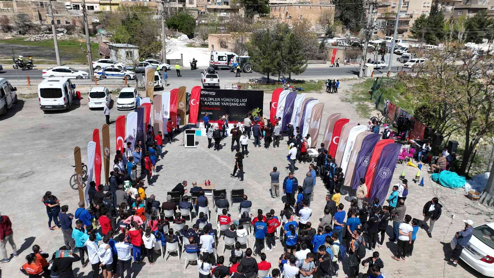 Spor Toto Kulüpler Yürüyüş Ligi yarışmalarının 1’inci kademesi Mardin’de gerçekleştirildi